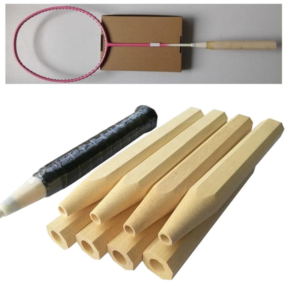 Badminton Grip - مقبض خشبي إبداعي لمضرب الريشة الطائرة،