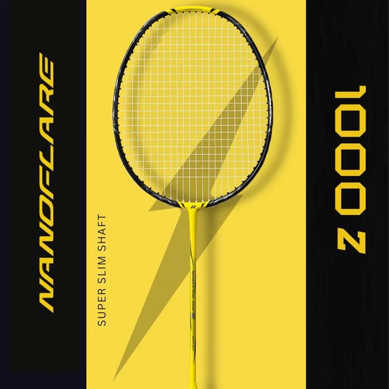 Badminton Racket Carbon - مضرب بادمنتون YONEX NANOFLARE 1000Z خفيف