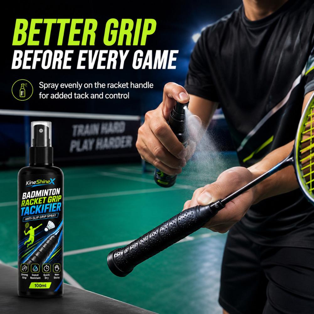 بخاخ مانع للانزلاق لمقابض مضار - مراجعة Badminton Grip وسعره