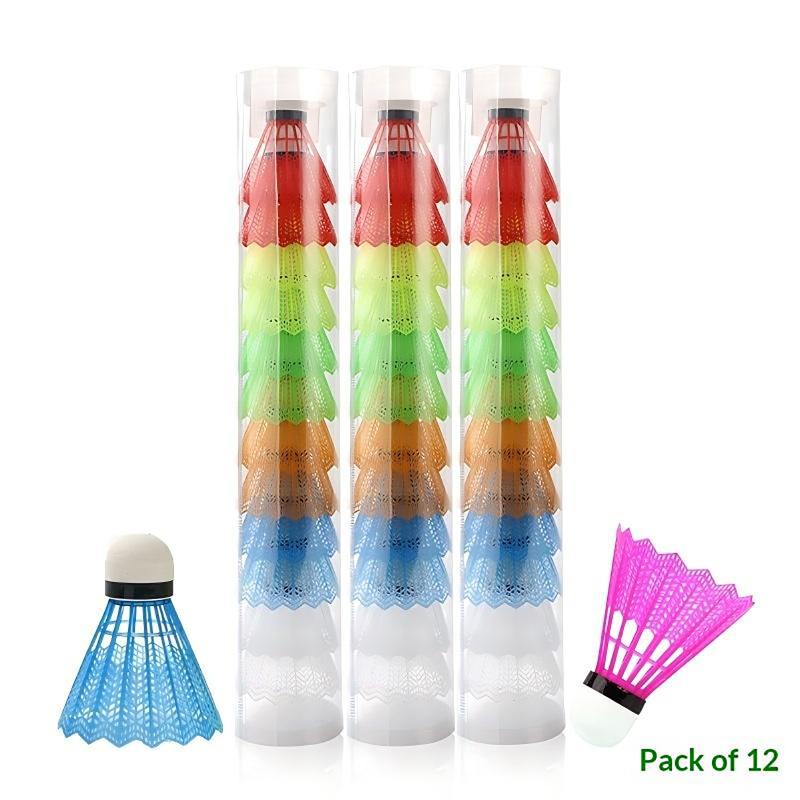 ~6/12 عبوة من كرات الريشة البل - مراجعة Badminton Shuttlecock وسعره